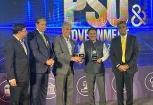 GRSE conferred with prestigious Dun & Bradstreet India’s Top PSU Award 22. The award was received by CMD GRSE Commodore PR Hari IN (Retd.) on 29 Sep 22 at the PSU and Government Summit held in New Delhi.