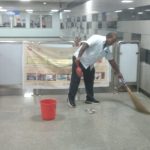 CLEANLINESS CAMPAIGN AT DIFFERENT STATIONS OF METRO RAILWAY KOLKATA