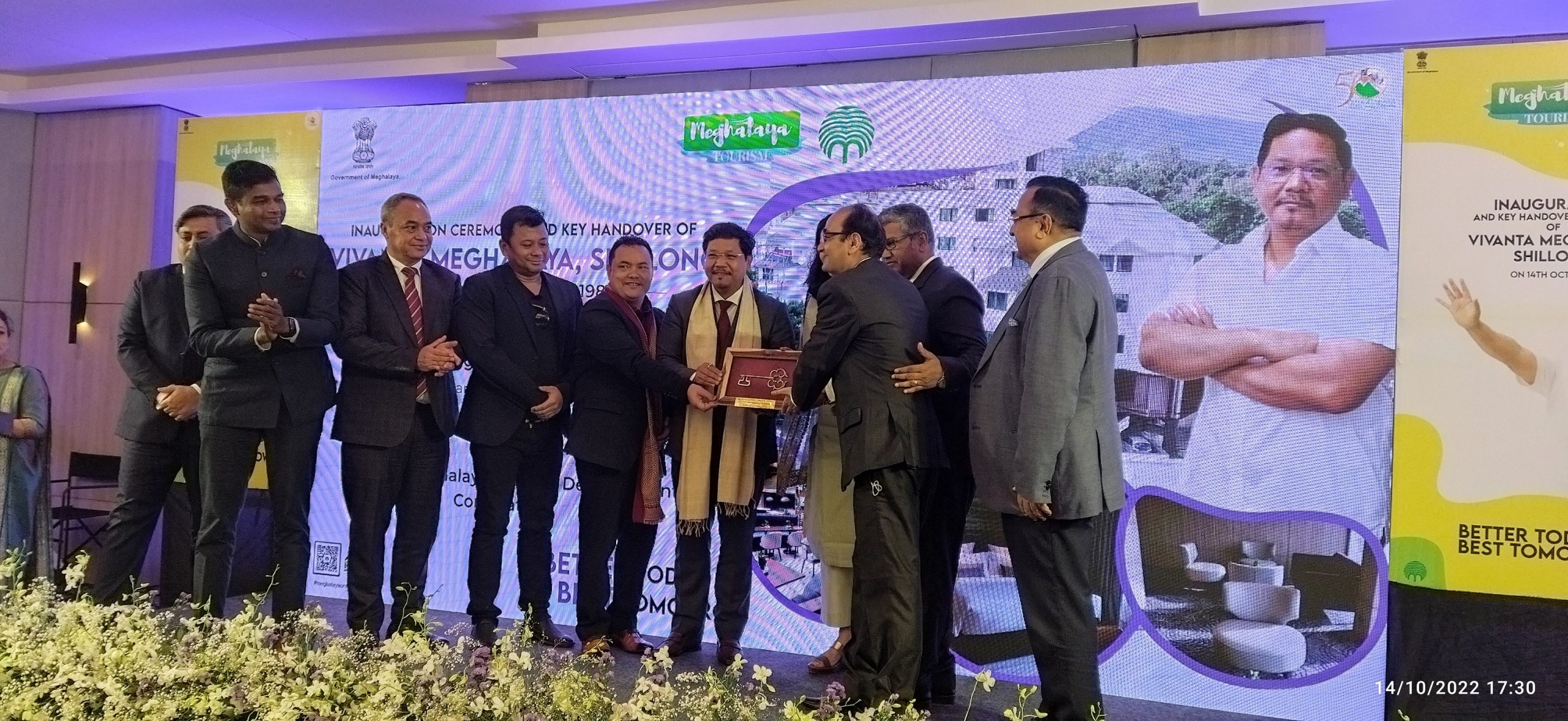Vivanta Meghalaya, Shillong inaugurated by the Hon’ble Chief Minister of Meghalaya Shri. Conrad K. Sangma along with other dignitaries from Meghalya Tourism and hotels officials on Friday
