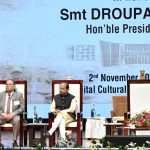 The President, Smt. Droupadi Murmu addressing at the civic reception, in Kohima on November 02, 2022.