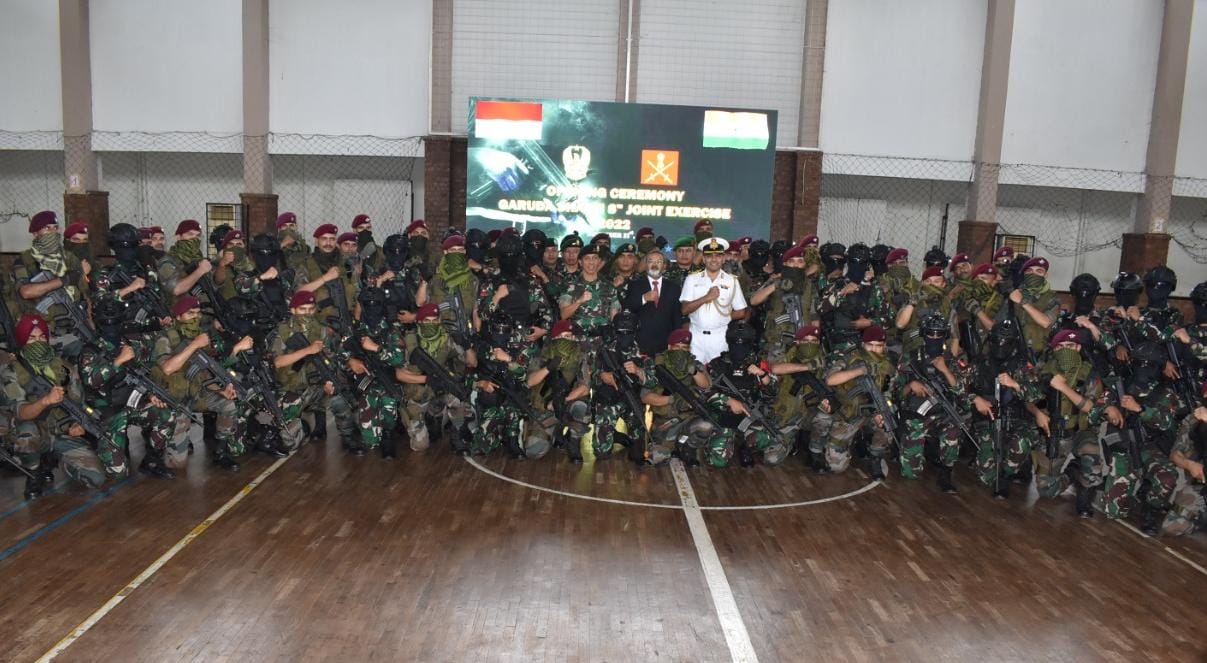 INDIAN ARMY SPECIAL FORCES COMMENCE JOINT EXERCISE GARUDA SHAKTI WITH INDONESIAN SPECIAL FORCES AT SANGGA BUANA TRAINING AREA, KARAWANG, INDONESIA