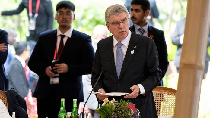 IOC President Thomas Bach, addresses G20 Leaders’ Summit in Bali