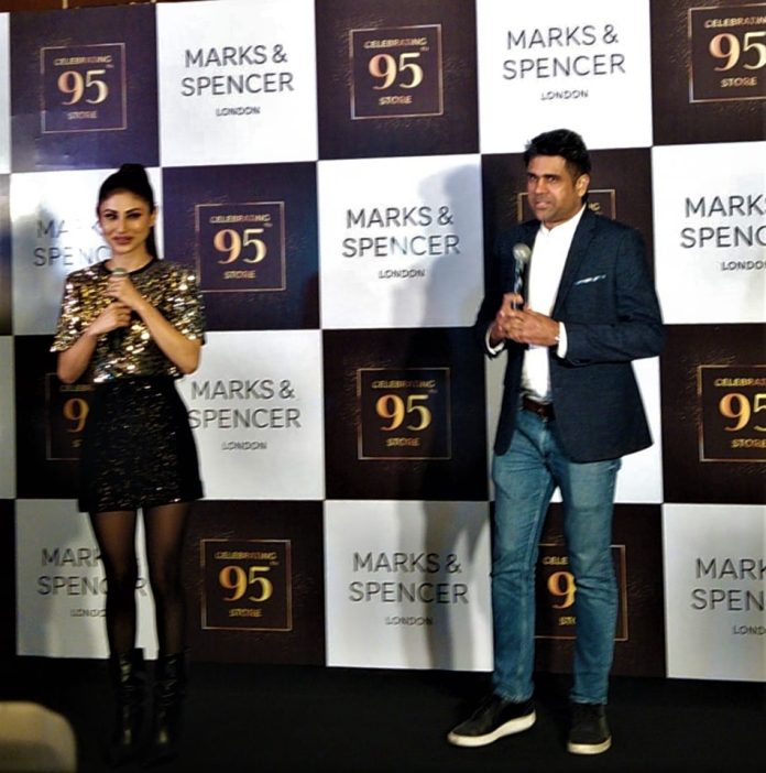 Mouni Roy and MD of Marks & Spencer