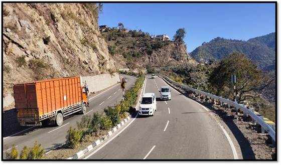 Contributing to the prosperity of Himachal Pradesh -Parwanoo-Solan section of NH-05 (old NH-22)