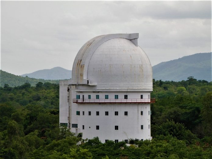 40-inch telescope at the Vainu Bappu Observatory in Kavalur