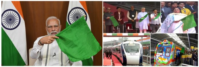 PM flags off Vande Bharat Express connecting Howrah to New Jalpaiguri via video conferencing