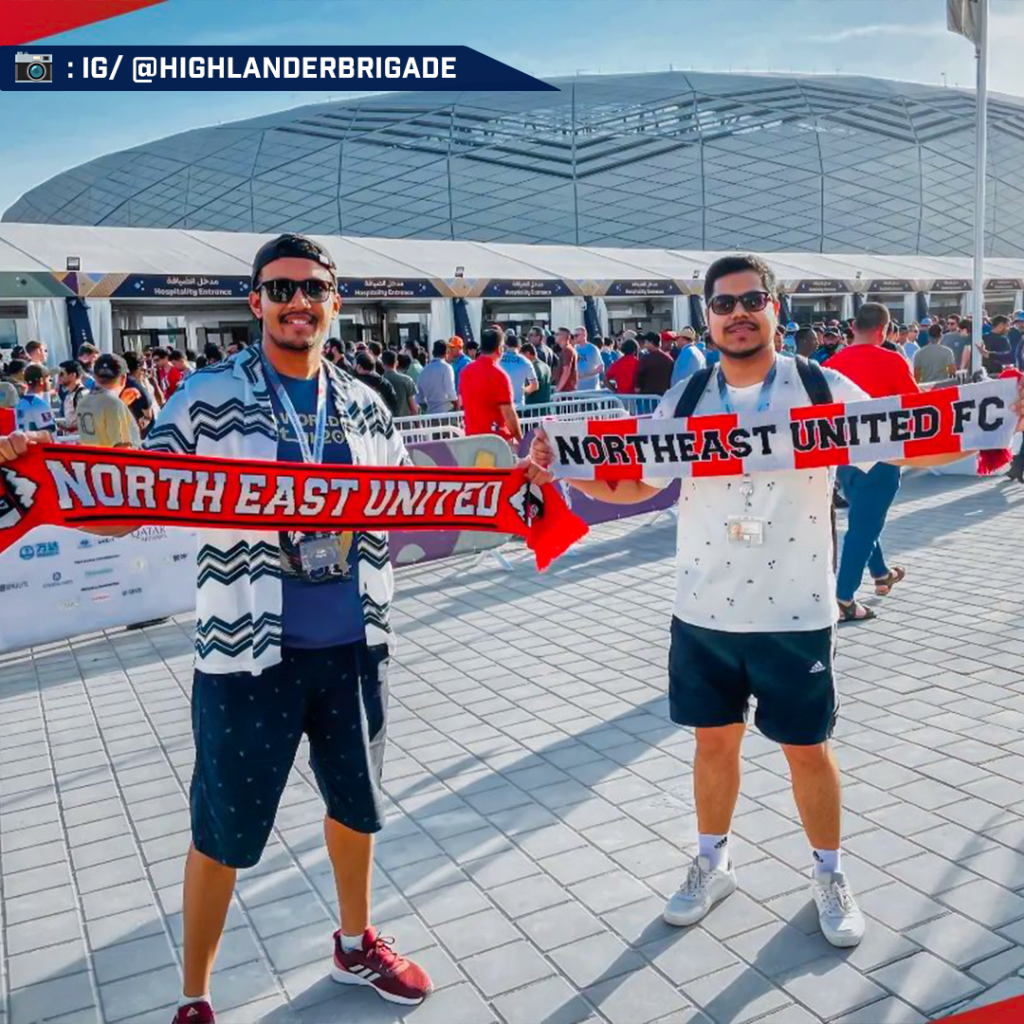 North East United FAN at FIFA WORLD CUP
