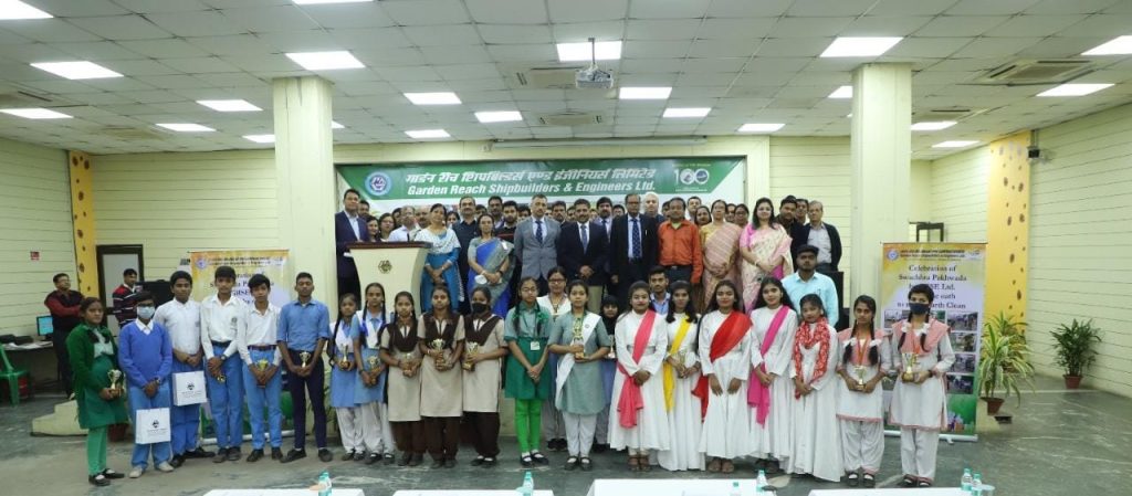 GRSE Celebrates ‘Swachhta Pakhwada’ with 250 School Children