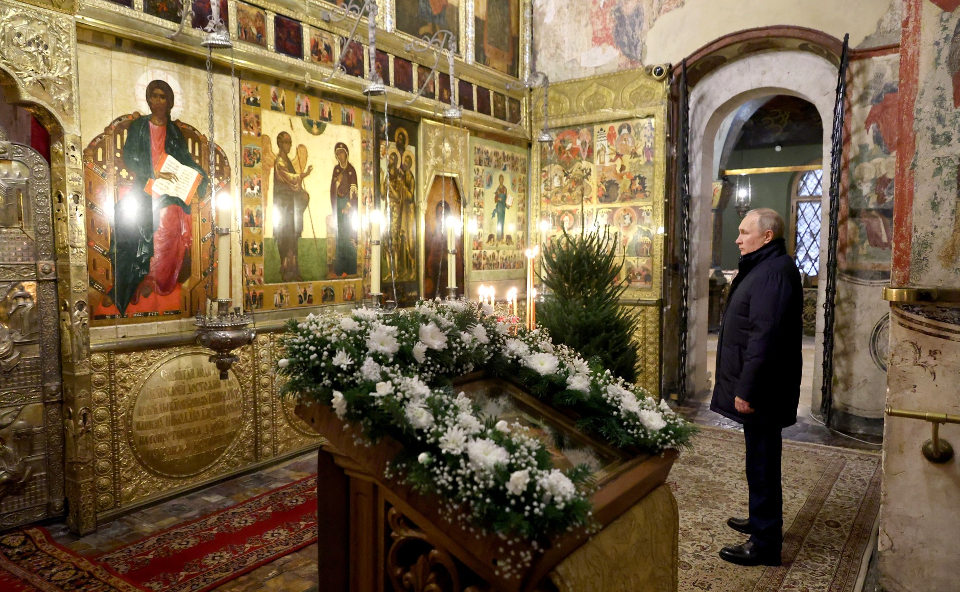 Christmas in Russia attended by PResident Putin