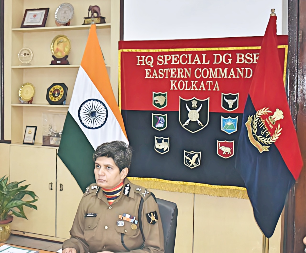 MS SONALI MISHRA, IPS, ADG ASSUMED THE CHARGE OF ADDITIONAL DIRECTOR GENERAL AT HEADQUARTER, SPECIAL DIRECTOR GENERAL, EASTERN COMMAND (KOLKATA)