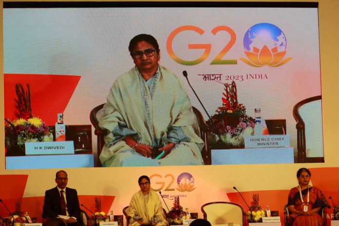 CM Mamata Banerjee at G20 meet at Kolkata