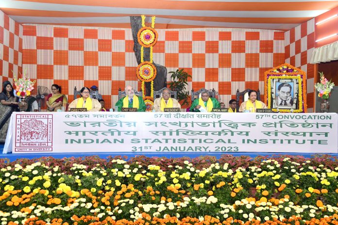 57th Convocation of Indian Statistical Institute held at Kolkata campus