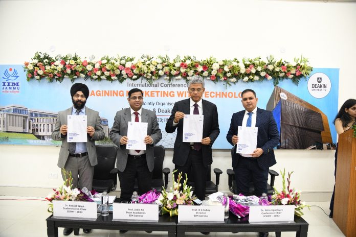 IIM Jammu jointly in association with Deakin University inaugurates International Conference on “Reimagining Marketing with Technology” on a grand note