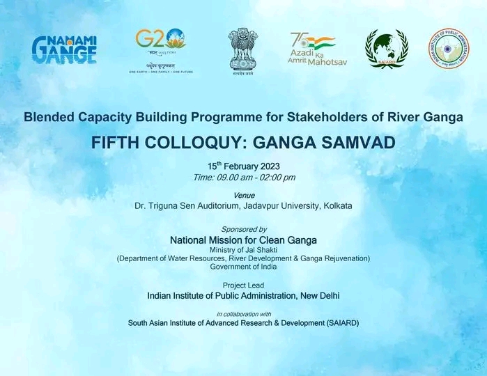 Blended Capacity Building Program for Stakeholders of River Ganga,” Fifth Colloquy: Ganga Samvad