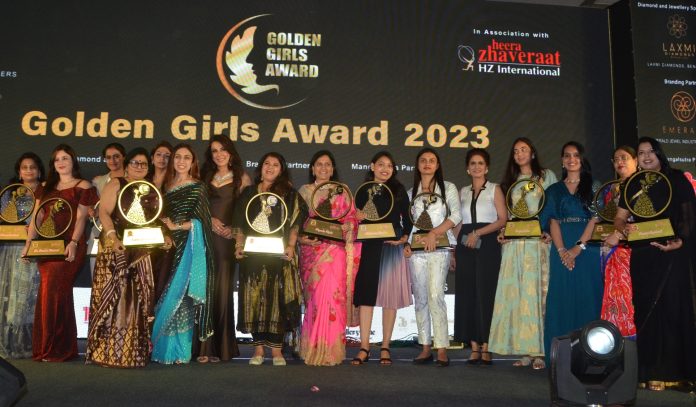 Actress Pooja Bedi with Golden Girl Award Winners