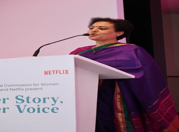 The National Commission for Women in collaboration with Netflix hosted special discussions on the role of media and entertainment in empowering women, ahead of International Women’s Day.