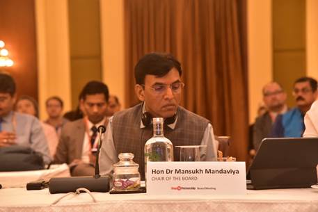 Dr. Mansukh Mandaviya chairs 36th Board Meeting of Stop TB Partnership