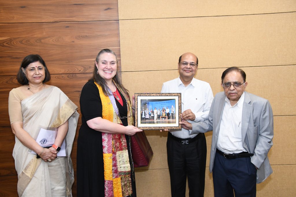US Consul General Melinda Pavek visits The Heritage School Kolkata