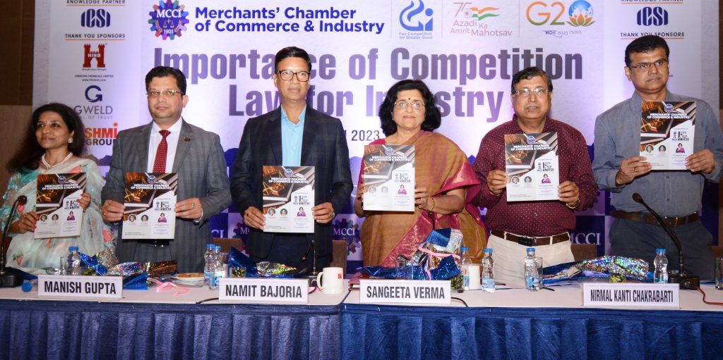 Launching of MCCI Legal Help Desk at the Special Session on 'Importance of Competition Law for Industry' held today at The Lalit Great Eastern, Kolkata.
