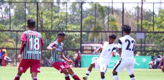 ATK Mohun Bagan beat NorthEast United FC 2-1 in Imphal ATK Mohun Bagan beat NorthEast United FC 2-1 in Imphal