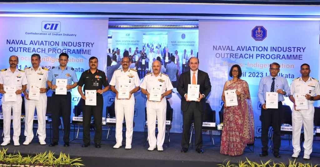 Confederation of Indian Industry (Eastern Region) has organized a Naval Aviation Industry Outreach Programme held at Kolkata