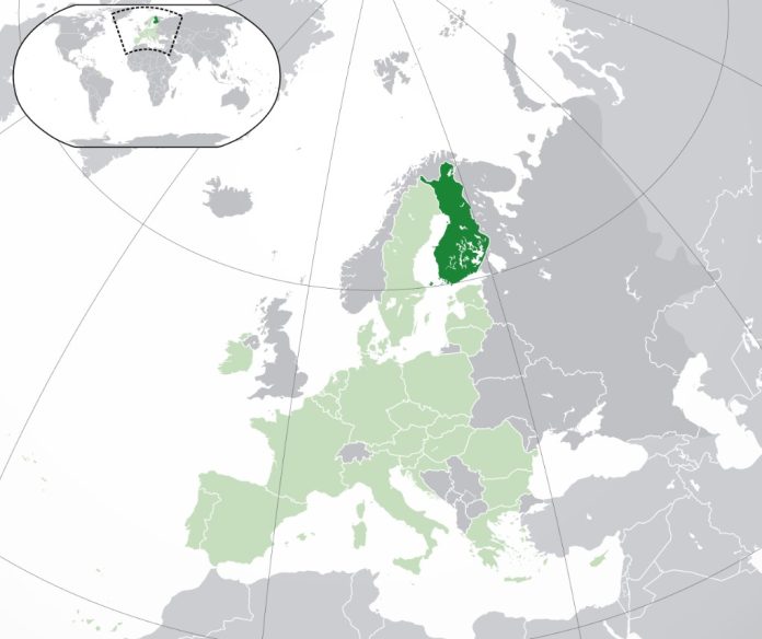 Finland by Wikipedia Map