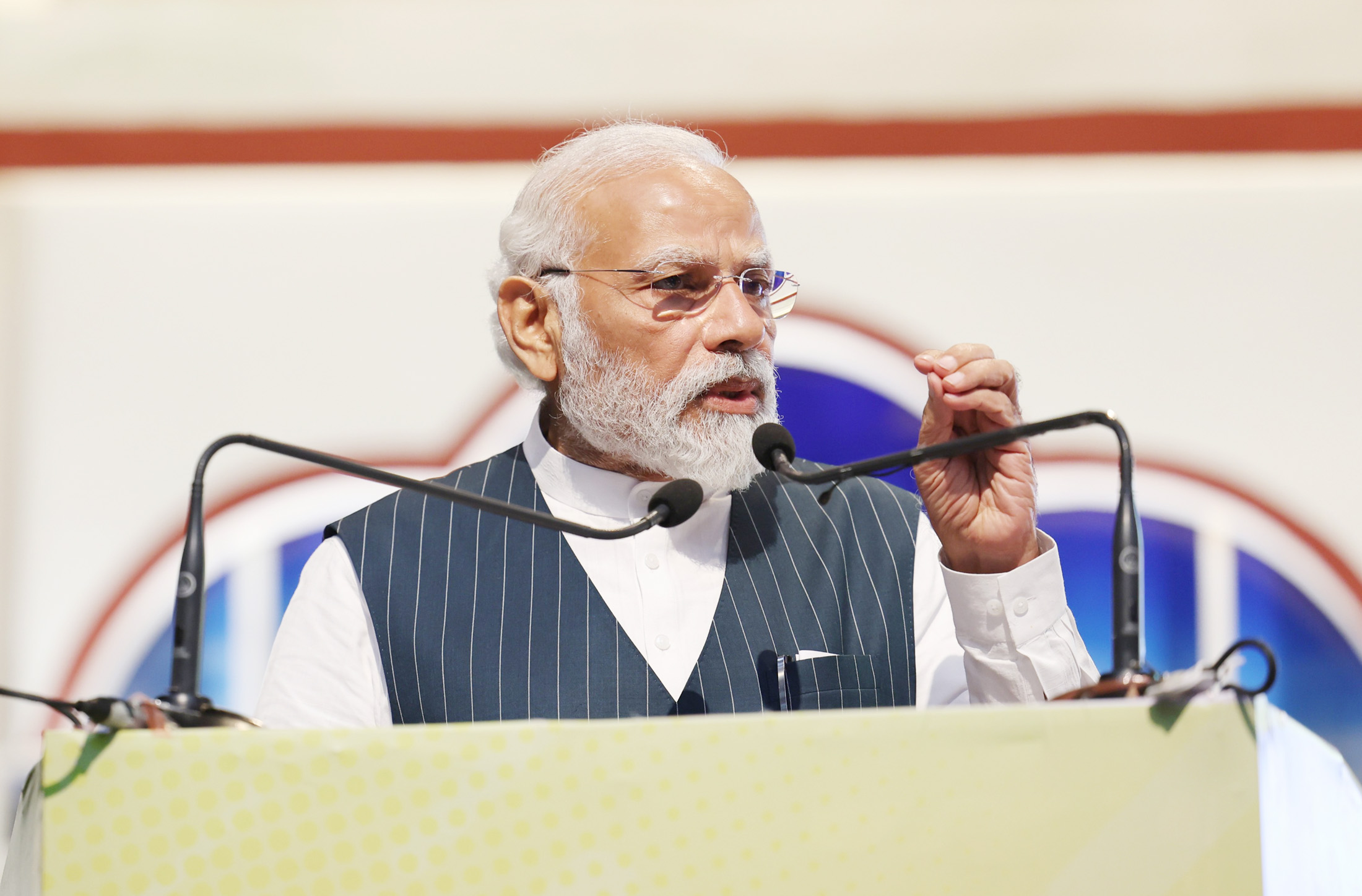 PM addressing at platinum Jubilee Celebrations of Guwahati High Court, in Assam on April 14, 2023.