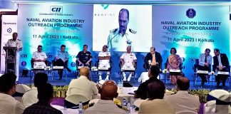 কনফেডারেশন অফ ইন্ডিয়ান ইন্ডাস্ট্রি (পূর্বাঞ্চল) কলকাতায় অনুষ্ঠিত একটি নেভাল এভিয়েশন ইন্ডাস্ট্রি আউটরিচ প্রোগ্রামের আয়োজন করেছে Confederation of Indian Industry (Eastern Region) has organized a Naval Aviation Industry Outreach Programme held at Kolkata