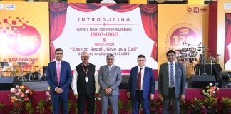 Punjab National Bank launches new toll-free number 1800 1800 Punjab National Bank launches new toll-free number 1800 1800 and other digital offerings on its 129th foundation day
