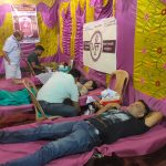 Vaibhwvi Shaambhavi Foundation organized a blood donation camp at Shyam Park near Manindra Chandra College of Shyam Bazar in Kolkata.