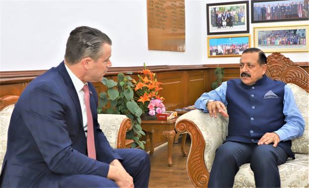 A high-level US delegation, led by US Senator Todd Young, called on Union Minister for Science & Technology, Dr. Jitendra Singh, and sought deeper bilateral cooperation in various fields like AI, Quantum, etc.