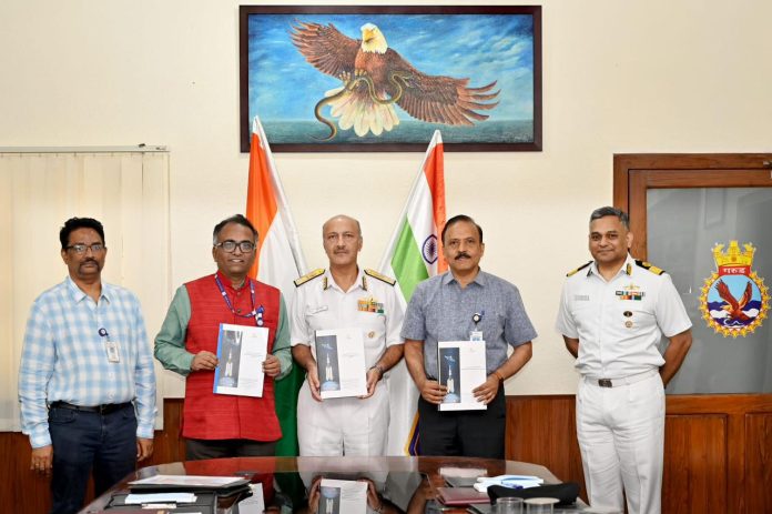 MISSION GAGANYAAN INDIAN NAVY & ISRO RELEASE GAGANYAAN RECOVERY TRAINING PLAN [The training document was jointly released by VAdm Atul Anand, Director General of Naval Operations, Dr Unnikrishnan Nair, Director, Vikram Sarabhai Space Centre, (VSSC) and Dr Umamaheshwaran R, Director, Human Space Flight Centre (HSFC) of ISRO]