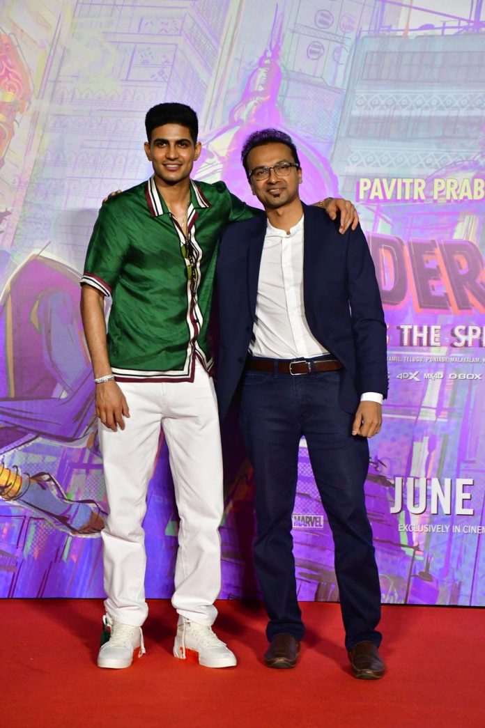 Indian Cricketer Shubman Gill launches the trailer for Spider-Man: Across the Spider-Verse introducing the first Indian Spider-Man, Pavitr Prabhakar