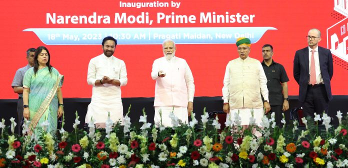 PM inaugurates International Museum Expo 2023 at Pragati Maidan, in New Delhi on May 18, 2023.