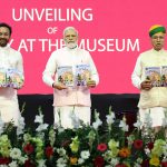 PM at the inauguration of International Museum Expo 2023 at Pragati Maidan, in New Delhi on May 18, 2023.