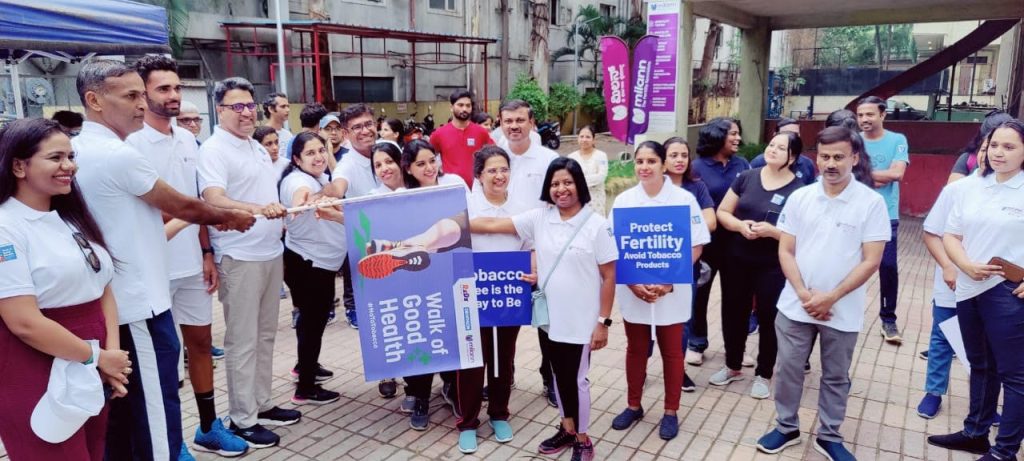 Milann, the fertility specialist hosted a Walk of Good Health to spread awareness on the harmful effects of tobacco consumption on fertility