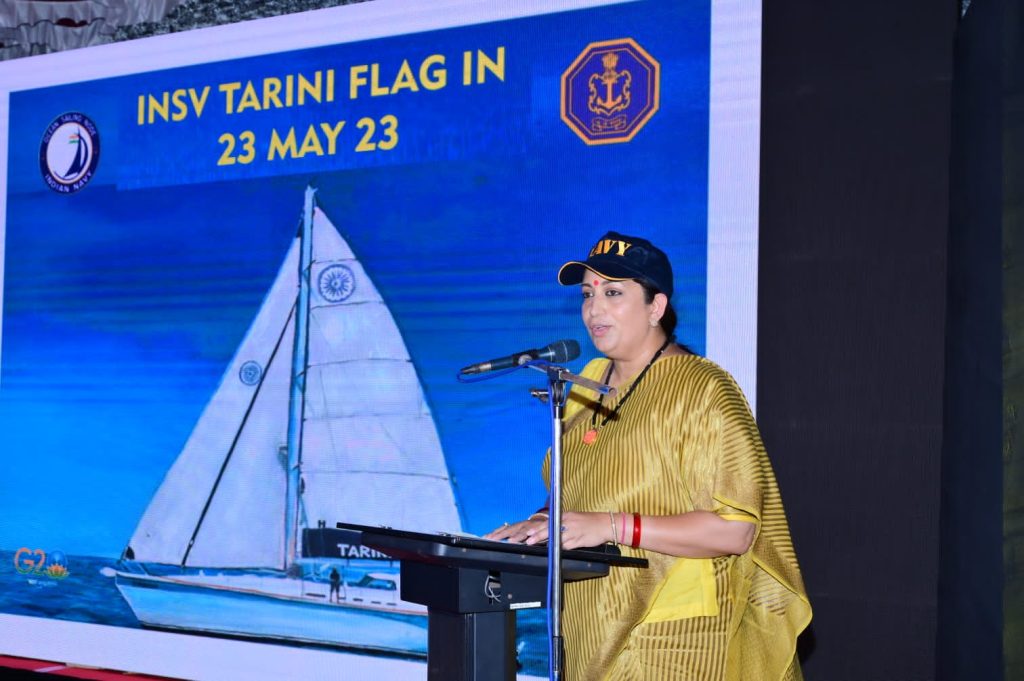 FLAGGING IN OF INSV TARINI