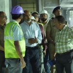 General Manager went to Bimanbandar Metro station to see the progress of the work. Shri Reddy inspected the underground yard, subway, different passenger amenities etc at this station.