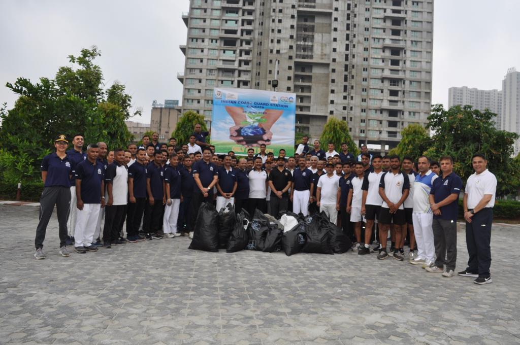 WORLD ENVIRONMENT DAY : CELEBRATION BY INDIAN COAST GUARD