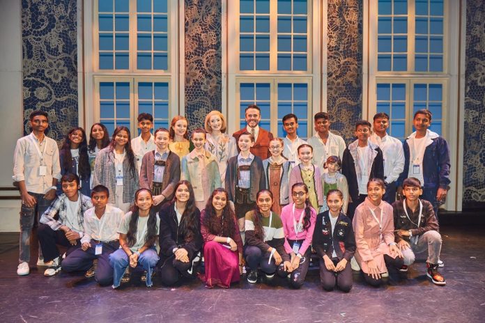 Children with the cast of the ‘The Sound of Music’ after a special show of the musical at NMACC was dedicated for them by Mrs. Nita Ambani