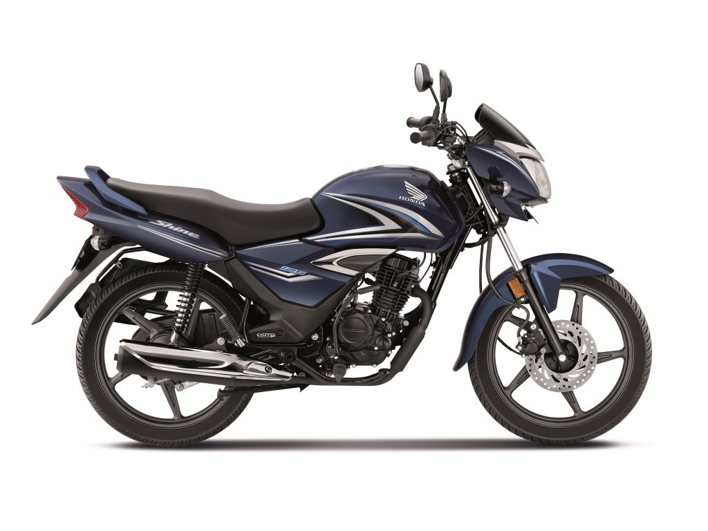 Honda Shine 125_Decent Blue Metallic