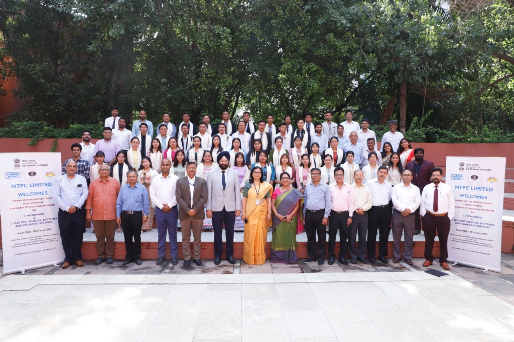 NTPC Empowers Myanmar's Power Sector Professionals with Cutting-Edge Training on Microgrids and Electric Vehicles