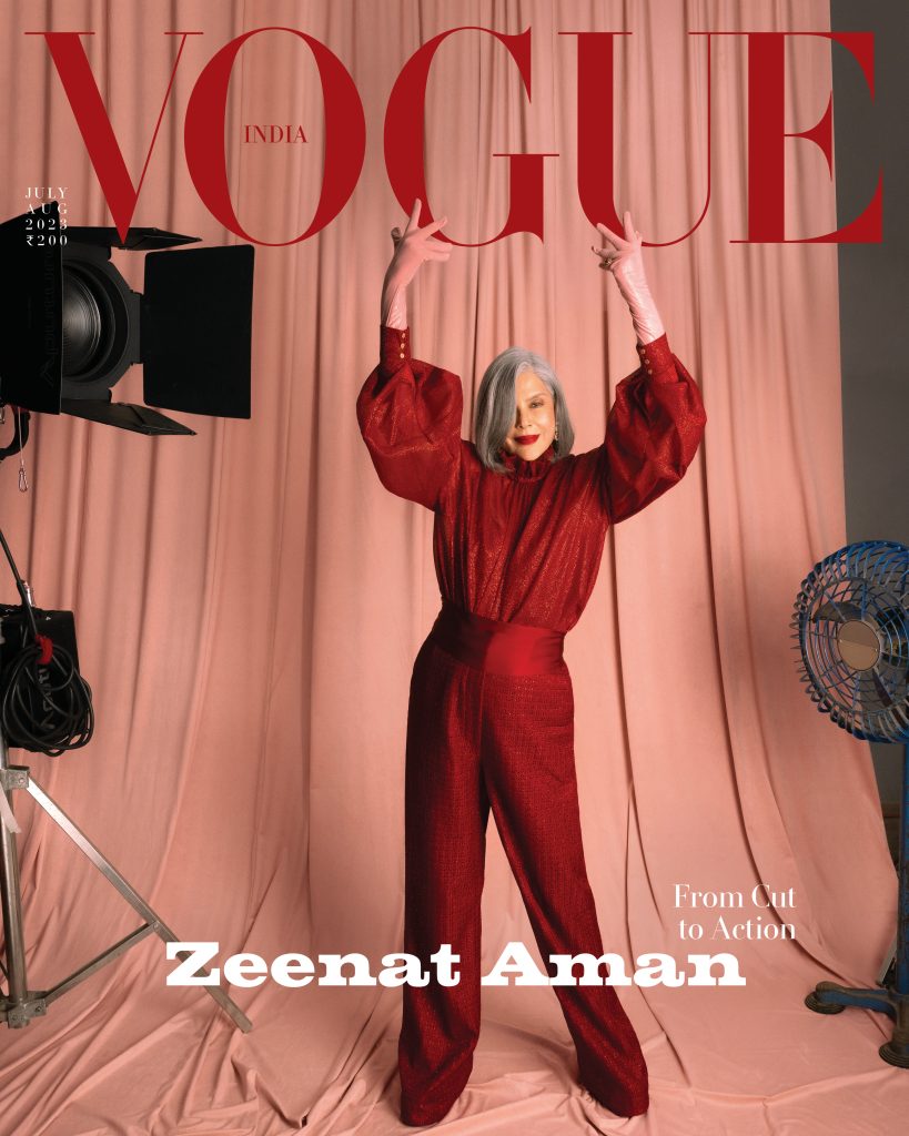 Vogue India - July_August 2023 cover - Zeenat Aman - Photographed by AVANI RAI