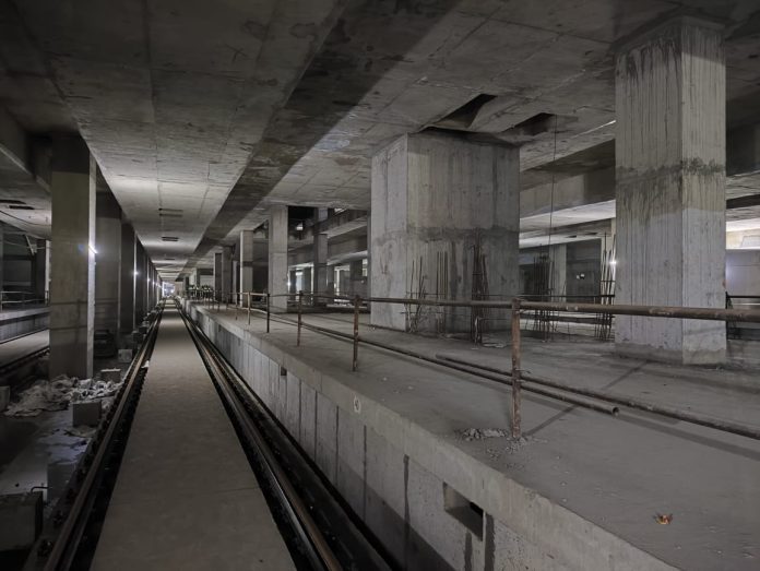 STRUCTURAL WORK OF BIMANBANDAR METRO STATION OVER