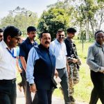 Dr. Jitendra Singh in a visit to the Cannabis Cultivation Farm of CSIR-Indian Institute of Integrative Medicine at Chatha near Jammu.