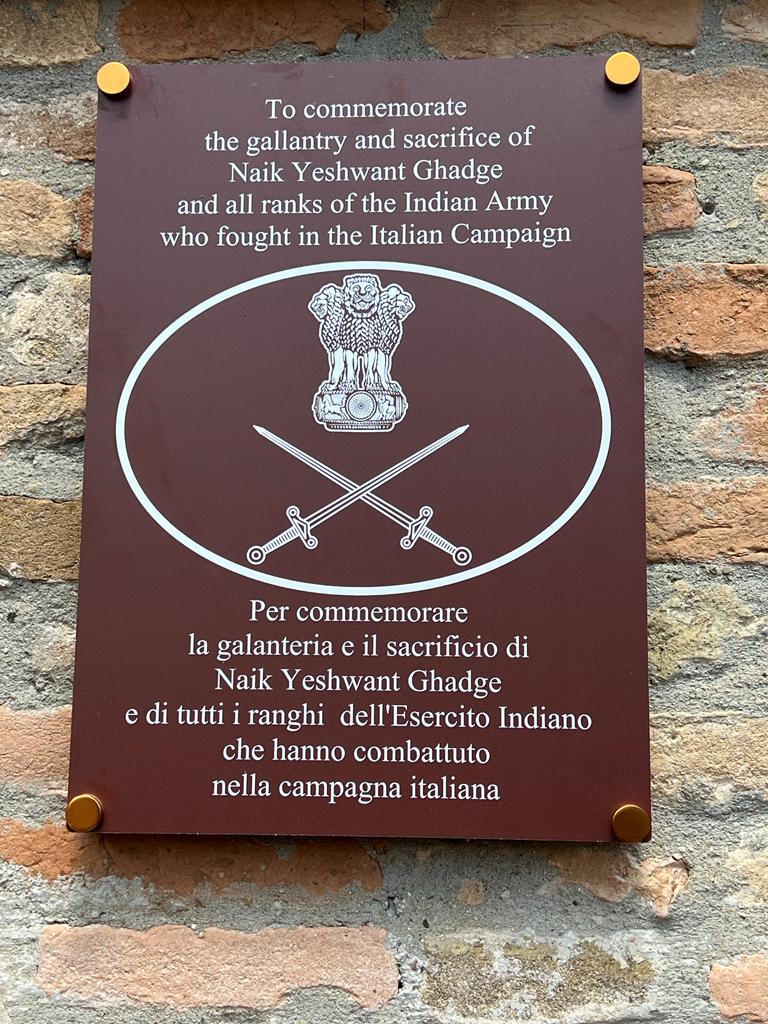 ITALY HONOURS THE INDIAN ARMY CONTRIBUTION TO SECOND WORLD WAR