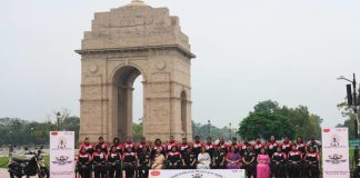 INDIAN ARMY LAUNCHES ALL WOMEN TRI-SERVICES MOTORCYCLE RALLY FROM NEW DELHI TO DRAS INDIAN ARMY LAUNCHES ALL WOMEN TRI-SERVICES MOTORCYCLE RALLY FROM NEW DELHI TO DRAS TO COMMEMORATE 24TH KARGIL VIJAY DIWAS