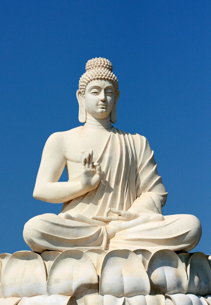 Gautama Buddha's statue (image from Wikipedia)