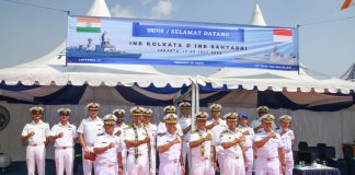 INS SAHYADRI AND INS KOLKATA TO JAKARTA, INDONESIA INS SAHYADRI AND INS KOLKATA TO JAKARTA, INDONESIA