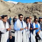 Union Information and Broadcasting, Minister Shri Anurag Thakur inaugurated the PMGSY road connecting the highway of Dadh Kharnak.
